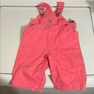Carhartt Baby Bright Pink Overalls